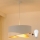 Brilagi - LED luster na sajli LYRA 1xE27/15W/230V bela/zlatna