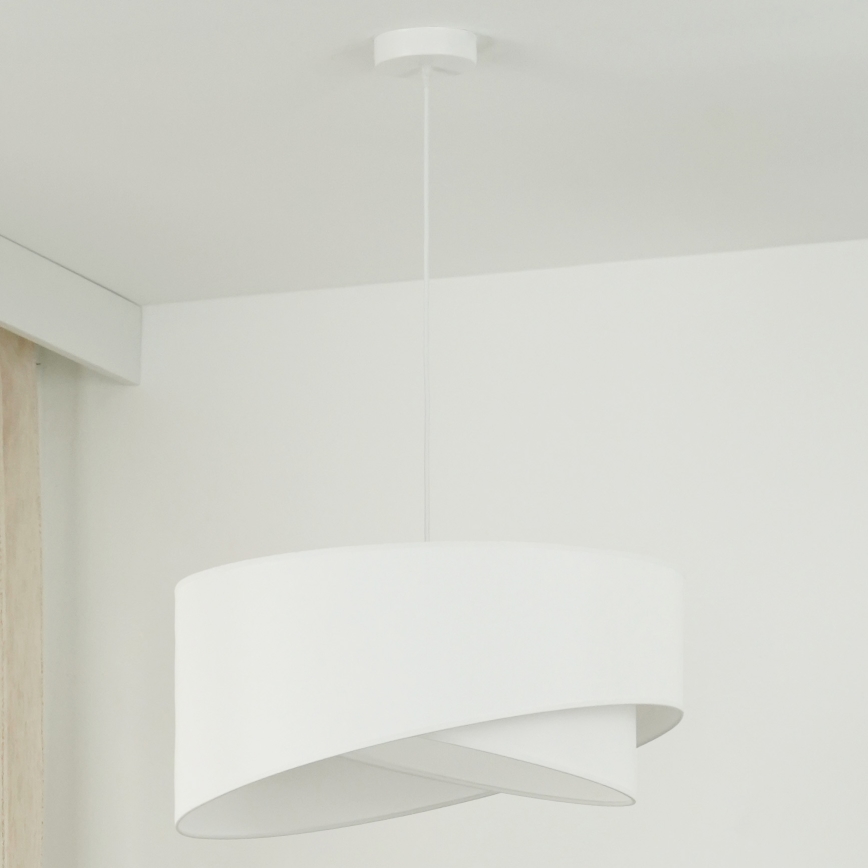 Brilagi - LED luster na sajli LYRA 1xE27/15W/230V beo