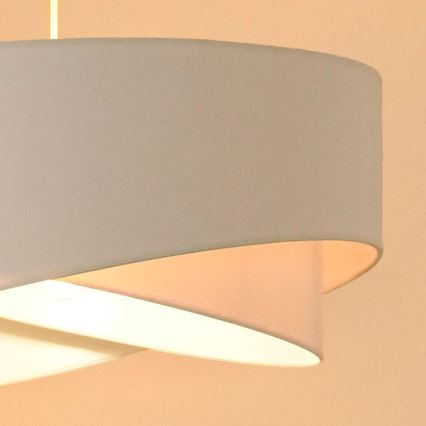 Brilagi - LED luster na sajli LYRA 1xE27/15W/230V beo