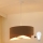 Brilagi - LED luster na sajli LYRA 1xE27/15W/230V braon/bela