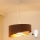 Brilagi - LED luster na sajli LYRA 1xE27/15W/230V braon/krem/zlatna