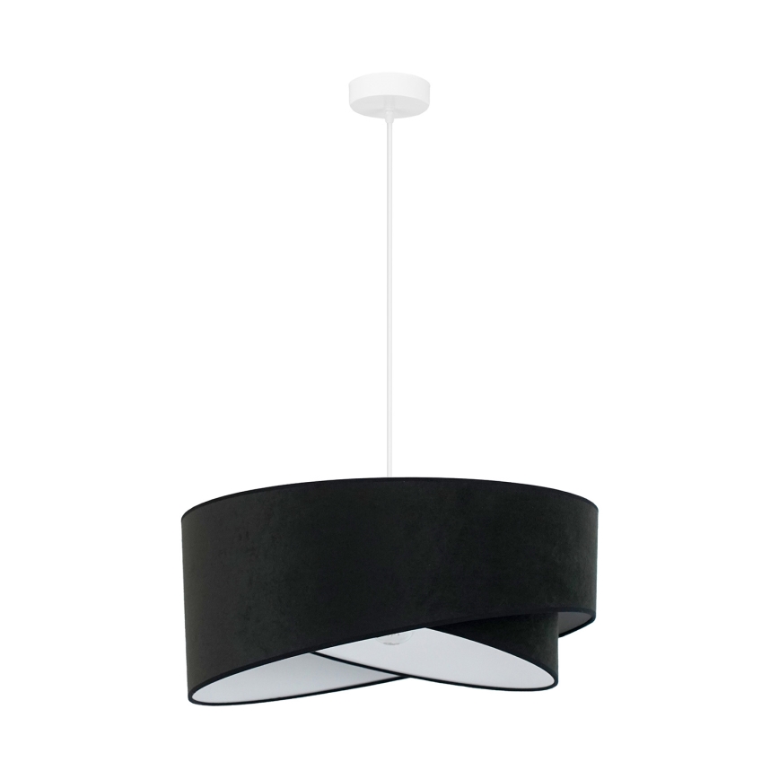 Brilagi - LED luster na sajli LYRA 1xE27/15W/230V crna/bela