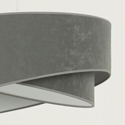 BRILAGI - LED luster na sajli LYRA 1xE27/15W/230V siva/bela