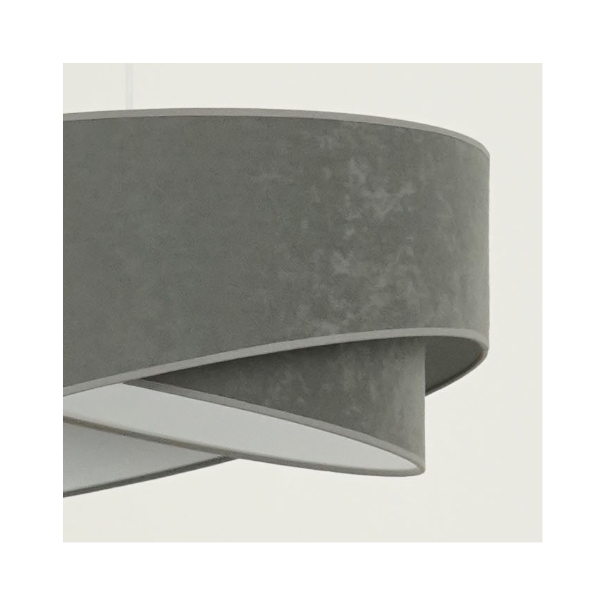 BRILAGI - LED luster na sajli LYRA 1xE27/15W/230V siva/bela