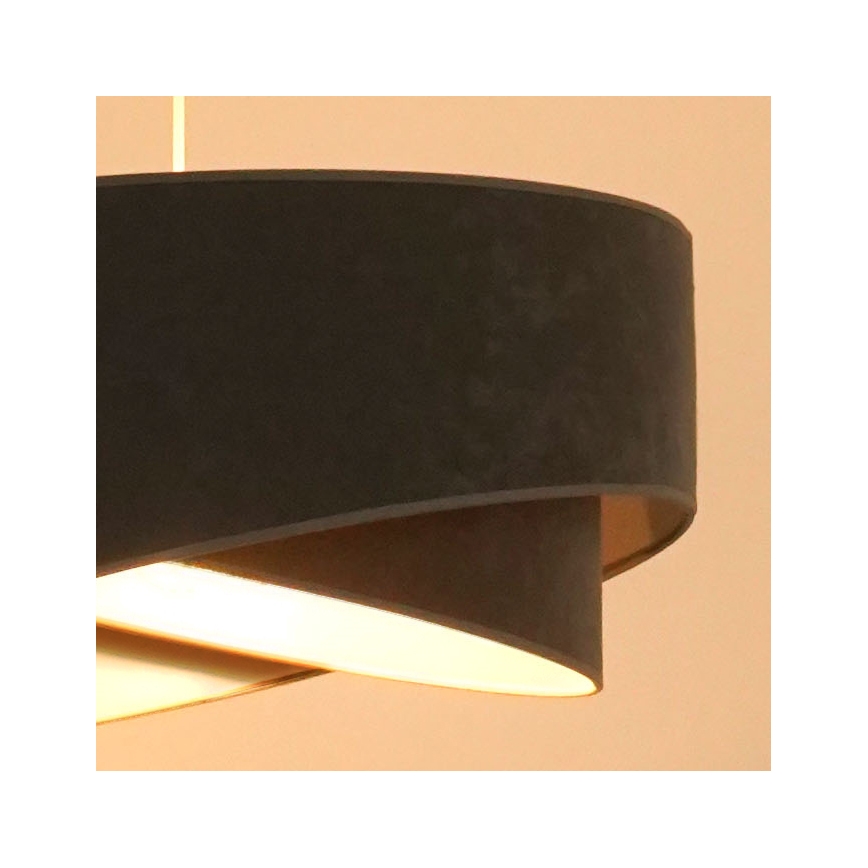 BRILAGI - LED luster na sajli LYRA 1xE27/15W/230V siva/bela