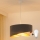 Brilagi - LED luster na sajli LYRA 1xE27/15W/230V siva/krem/zlatna