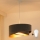 Brilagi - LED luster na sajli LYRA 1xE27/15W/230V siva/zlatna