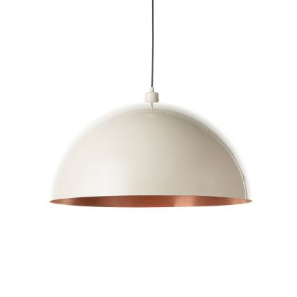BRILAGI - LED luster na sajli METALO 1xE27/40W/230V Ø 40 cm bež/bakrena