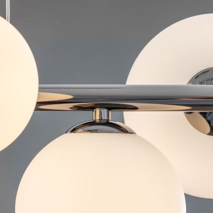 Brilagi - LED luster na sajli MILLA 10xG9/3W/230V crni hrom/bela