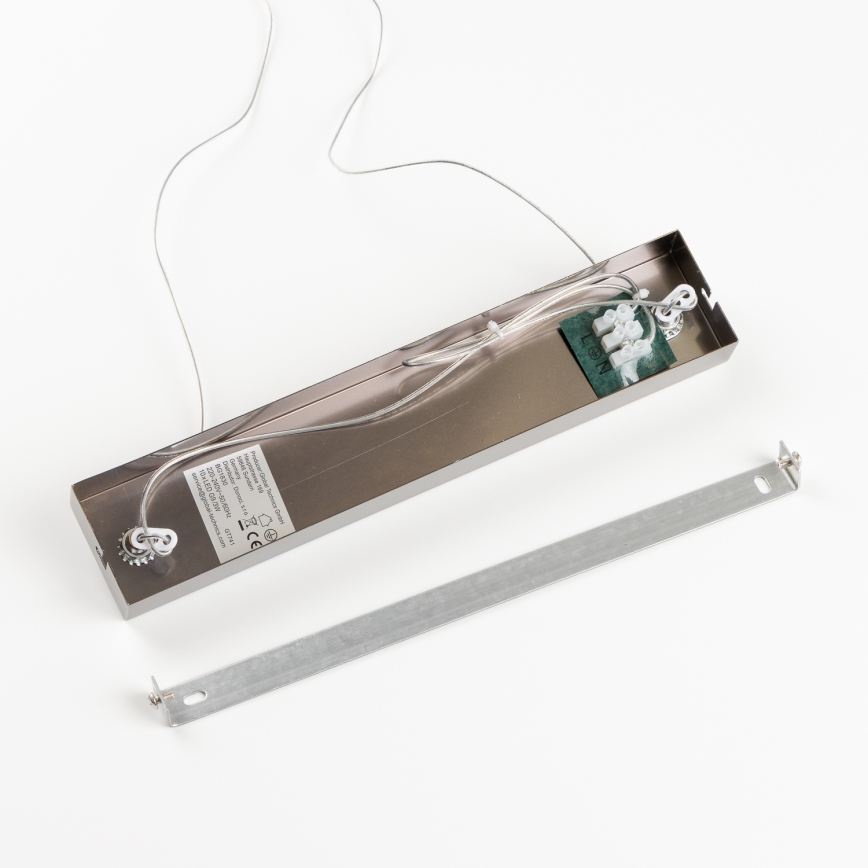 Brilagi - LED luster na sajli MILLA 10xG9/3W/230V crni hrom/bela