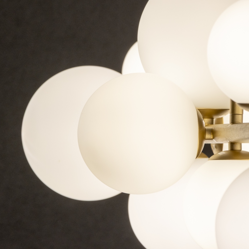 Brilagi - LED luster na sajli MILLA 10xG9/3W/230V zlatna/bela