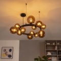 Brilagi - LED luster na sajli MILLA 15xG9/3W/230V braon/dimljeno braon