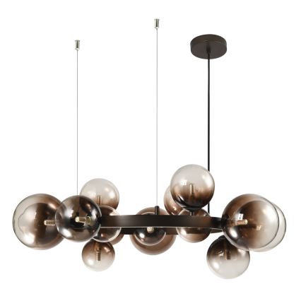 Brilagi - LED luster na sajli MILLA 15xG9/3W/230V braon/dimljeno braon