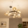Brilagi - LED luster na sajli MILLA 15xG9/3W/230V crni hrom/zlatni