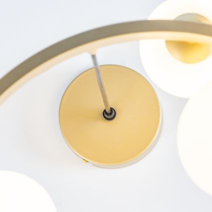 Brilagi - LED luster na sajli MILLA 15xG9/3W/230V zlatna/bela