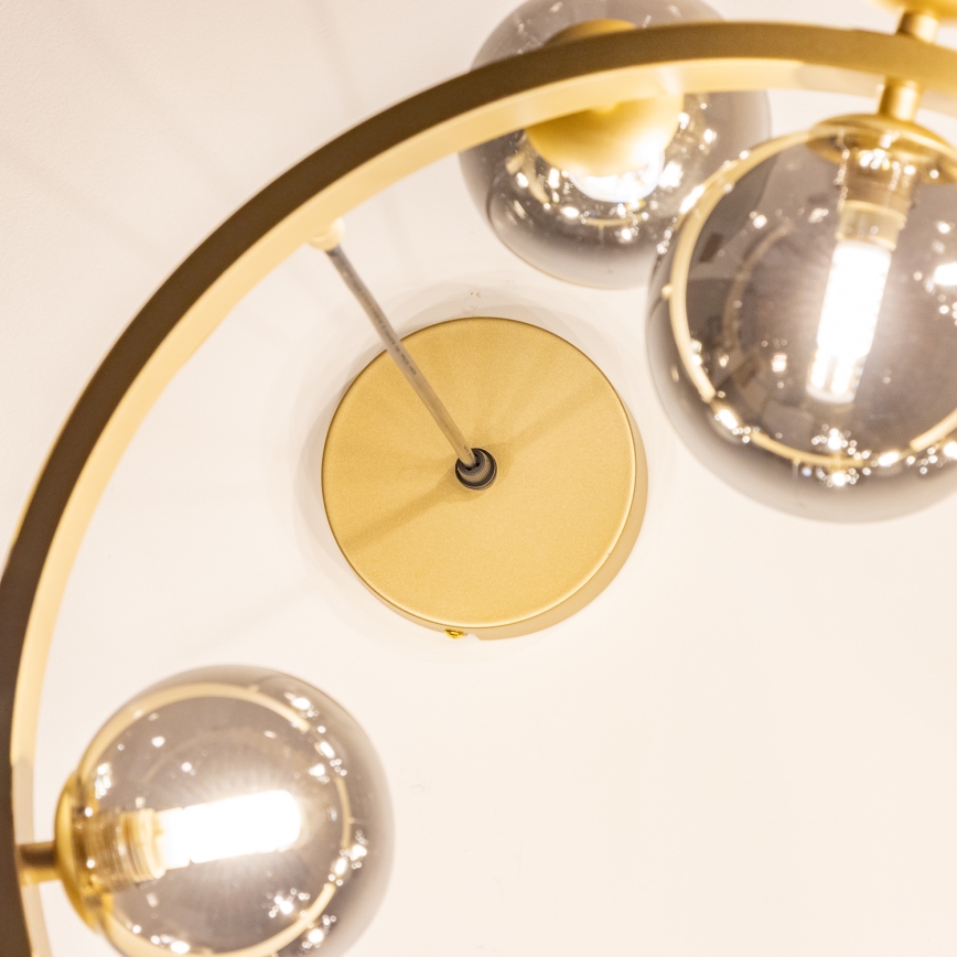 Brilagi - LED luster na sajli MILLA 15xG9/3W/230V zlatna/dimljena