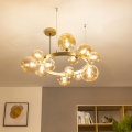 Brilagi - LED luster na sajli MILLA 15xG9/3W/230V zlatna