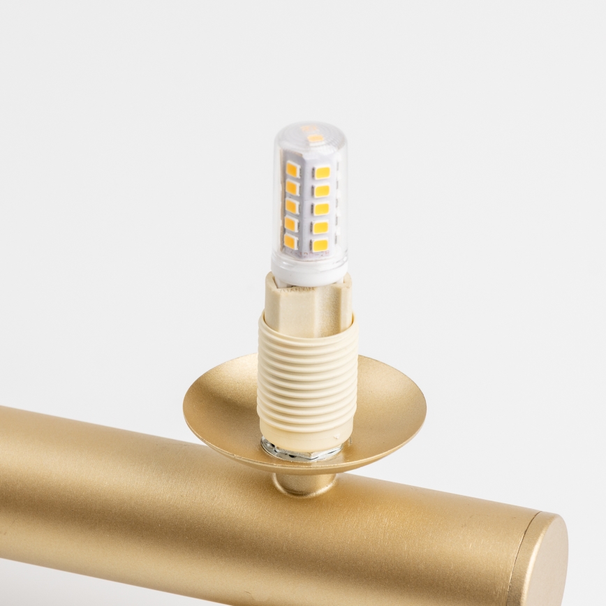 BRILAGI - LED luster na sajli MILLA 6xG9/3W/230V zlatna/zadimljena