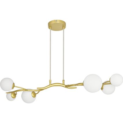 Brilagi - LED luster na sajli MISTEL 6xG9/3W/230V zlatna/bela