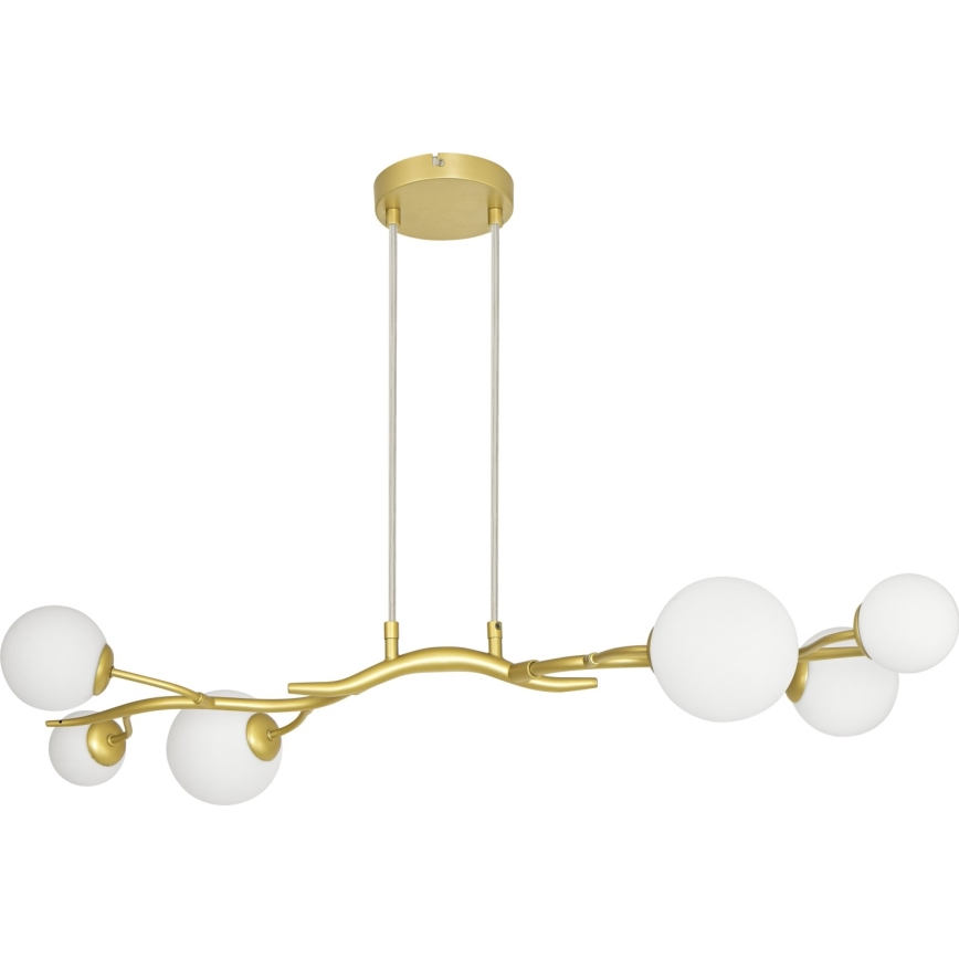 Brilagi - LED luster na sajli MISTEL 6xG9/3W/230V zlatna/bela