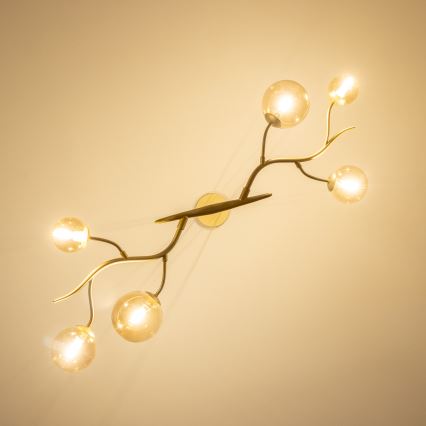 Brilagi - LED luster na sajli MISTEL 6xG9/3W/230V zlatna