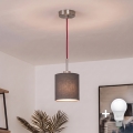 Brilagi - LED luster na sajli NUBILA 1xE27/60W/230V preč. 14 cm crvena/antracit