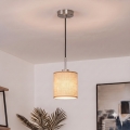 Brilagi - LED luster na sajli NUBILA 1xE27/60W/230V prečnik 14 cm crna/svetlo smeđa