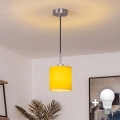 Brilagi - LED luster na sajli NUBILA 1xE27/60W/230V prečnik 14 cm crna/žuta