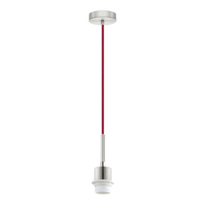 Brilagi - LED luster na sajli NUBILA 1xE27/60W/230V prečnik 14 cm crvena