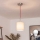 Brilagi - LED luster na sajli NUBILA 1xE27/60W/230V, prečnik 14 cm, crvena/krem