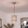Brilagi - LED luster na sajli NUBILA 1xE27/60W/230V prečnik 14 cm crvena/siva