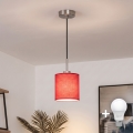 Brilagi - LED luster na sajli NUBILA 1xE27/60W/230V Ø 14 cm crna/crvena