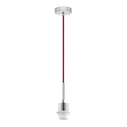 Brilagi - LED Luster na sajli NUBILA 1xE27/60W/230V Ø 14 cm crvena/bela