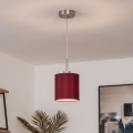 Brilagi - LED luster na sajli NUBILA 1xE27/60W/230V Ø 14 cm pompejanska crvena