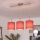 Brilagi - LED luster na sajli NUBILA 3xE27/60W/230V crvena