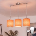 Brilagi - LED luster na sajli NUBILA 3xE27/60W/230V narandžasti