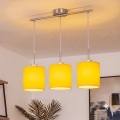Brilagi - LED luster na sajli NUBILA 3xE27/60W/230V, žute boje