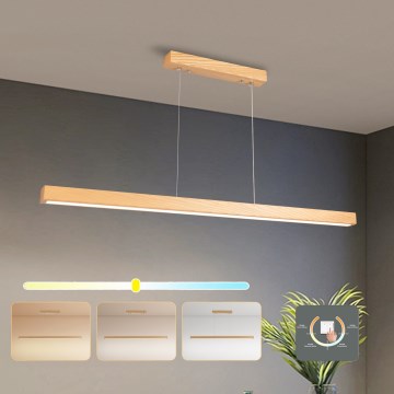 Brilagi - LED luster na sajli OAK LED/30W/230V 3000/4500/6000K hrast