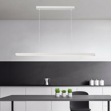 Brilagi - LED luster na sajli PAXIS LED/30W/230V 120 cm bela