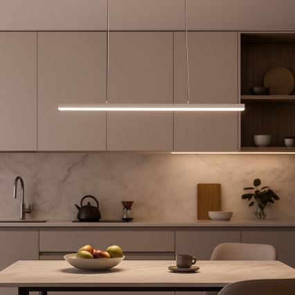 BRILAGI - LED luster na sajli PAXIS LED/30W/230V 120 cm bela