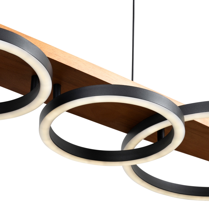 BRILAGI - LED luster na sajli PLANK LED/35W/230V 4000K 30x100 cm drvo