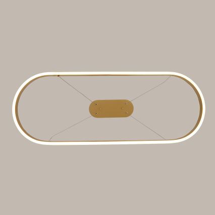 Brilagi - LED luster na sajli PONDIE LED/44W/230V 80x30 cm zlatni