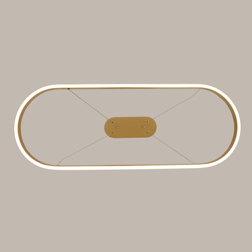 Brilagi - LED luster na sajli PONDIE LED/44W/230V 80x30 cm zlatni