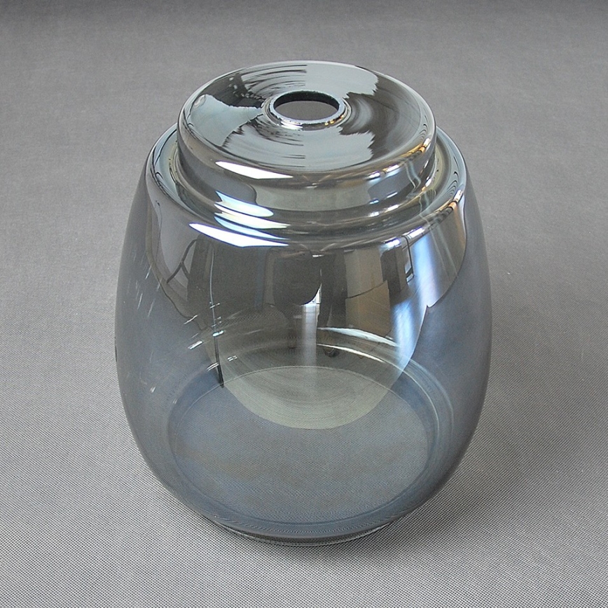 BRILAGI - LED luster na sajli RETRO GLASS 2xE27/60W/230V matirani hrom/zadimljena siva
