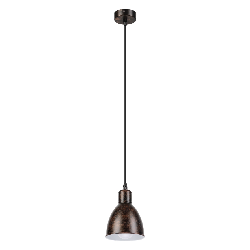Brilagi - LED luster na sajli RIDDY 1xE27/60W/230V bakarna/patina