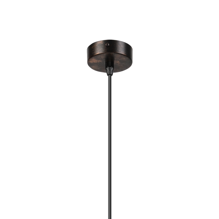Brilagi - LED luster na sajli RIDDY 1xE27/60W/230V bakarna/patina