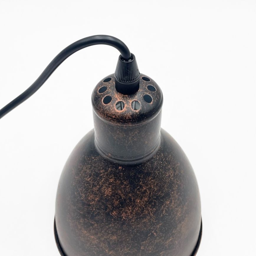 Brilagi - LED luster na sajli RIDDY 1xE27/60W/230V bakarna/patina