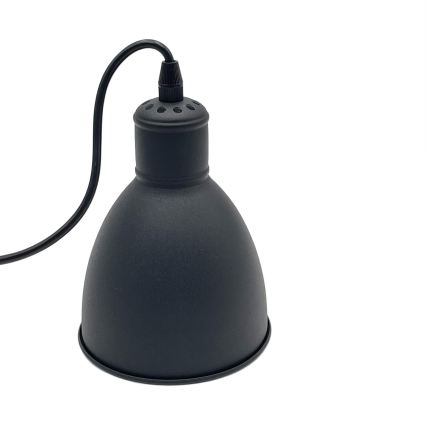 Brilagi - LED luster na sajli RIDDY 1xE27/60W/230V crna