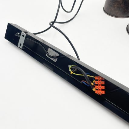 BRILAGI - LED luster na sajli RIDDY 3xE27/60W/230V bakar/patina