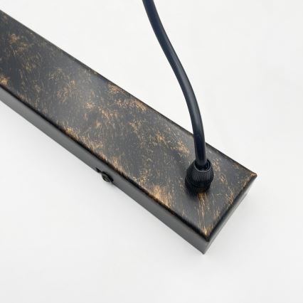Brilagi - LED luster na sajli RIDDY 3xE27/60W/230V bakarna/patina